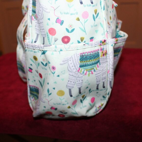 Hobby Gift Exclusive Craft Bag featuring a vibrant llama pattern - Picture 5 of 9